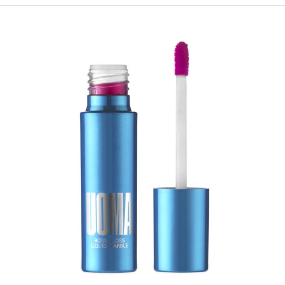 UOMA BEAUTY BOSS GLOSS LIQUID MARBLE LIP GLOSS:  ROSE